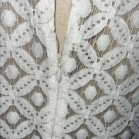 Apt.9 Chic White Sleeveless Lace Dress - Picture 7 of 10